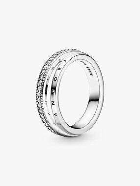 Pandora FINAL SALE - Triple Band Pav�� Ring